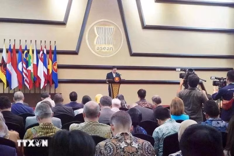 Une réunion de l'ASEAN l'année dernière. Photo : VNA.
