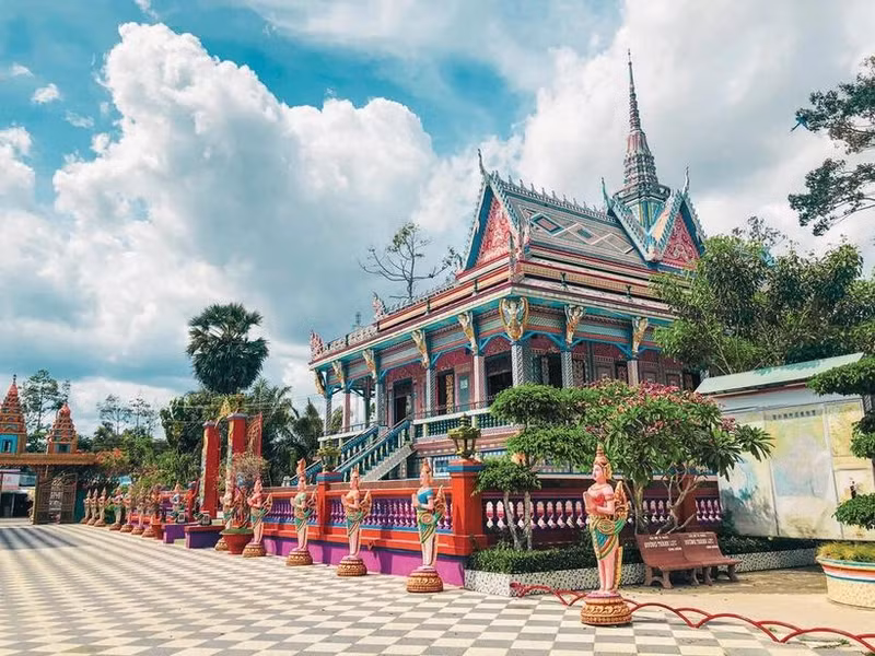 La pagode Chén Kiêu à Soc Trang. Photo : VNA.