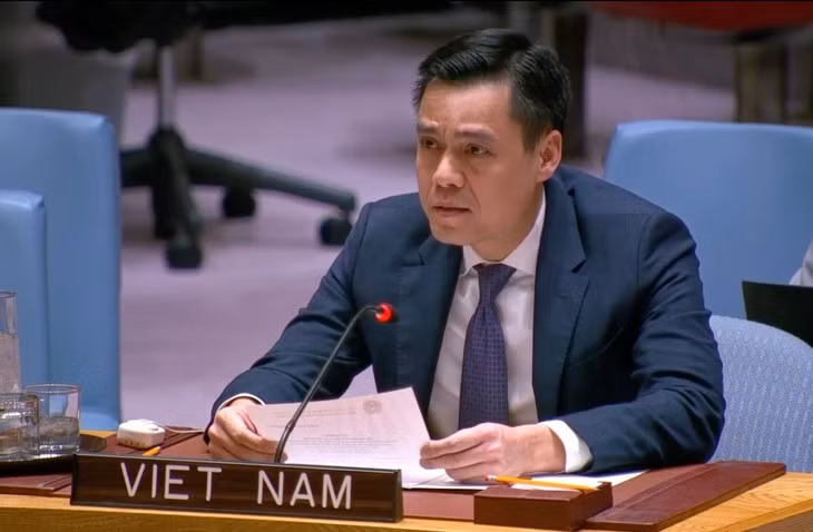 Dang Hoàng Giang, chef de la Mission permanente du Vietnam auprès des Nations Unies. Photo : VOV.