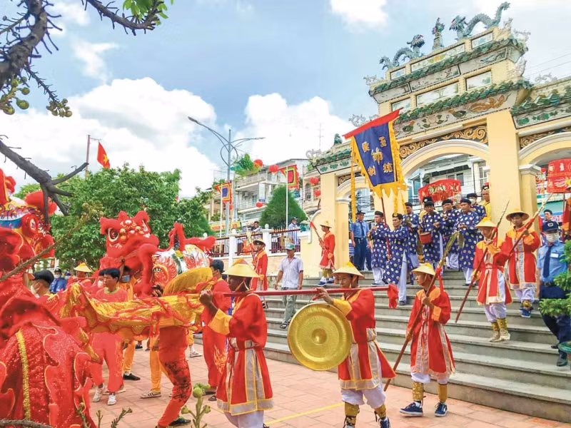 Le festival de déesse Ba Chua Xu du mont Sam. Photo : baoquocte.vn