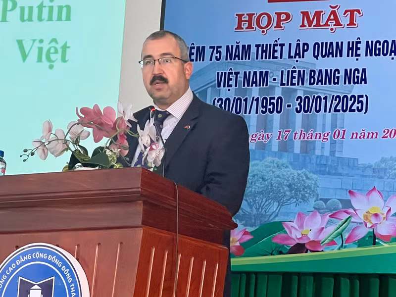 Le consul général de la Fédération de Russie à Hô Chi Minh-Ville, Sadykov Timur Sirozhevich. Photo : thoidai.com.vn