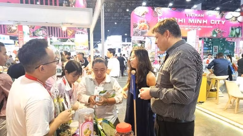 Un stand vietnamien lors du salon THAIFEX-Anuga Asia 2025. Photo : NDEL
