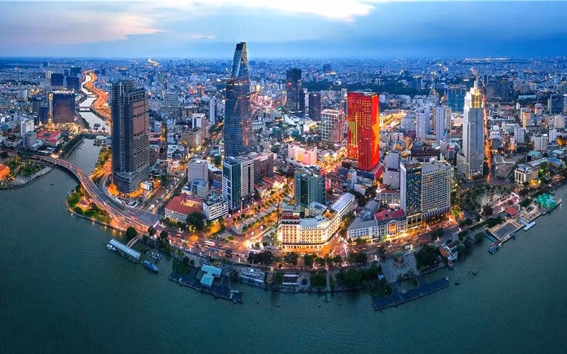 Un coin de Hô Chi MInh-Ville. Photo : CafeF.
