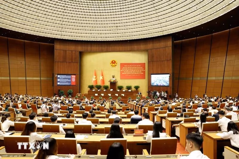 Le panorama de la conférence. Photo: VNA