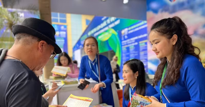 Stand de Vietravel au VITM Hanoi 2025. Photo : VNA.