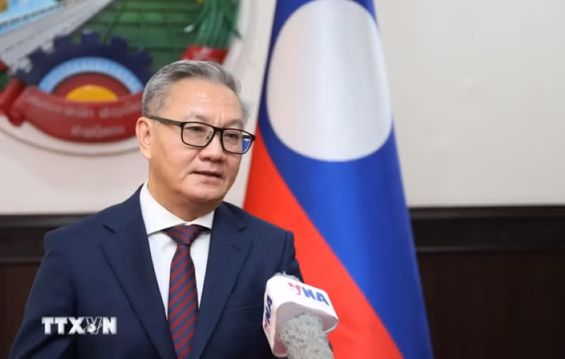 Le ministre lao des Affaires étrangères, Thongsavanh Phomvihane. Photo : VNA