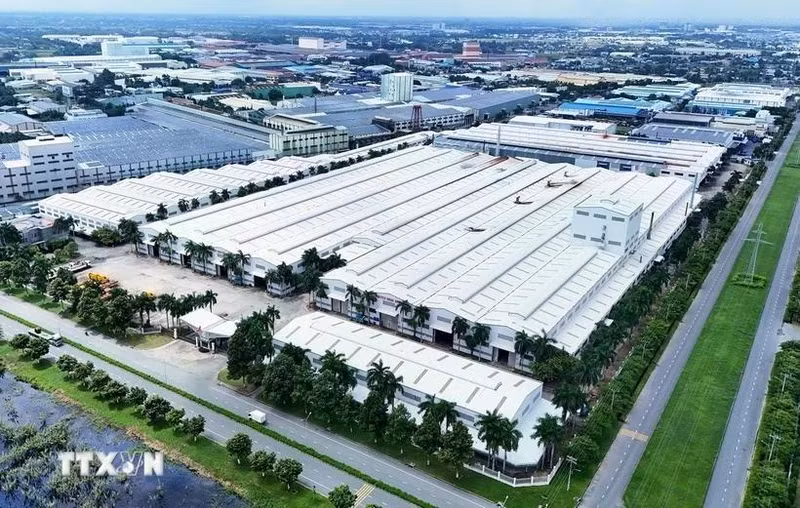 La parc industriel Vinh Loc 2, dictrict de Ben Luc, province de Long An. Photo : VNA.