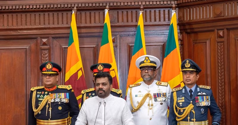 Le président du Sri Lanka, Ranil Wickremesinghe, lors de son investiture à Colombo, le 23 septembre 2024. Photo : AA/VNA.