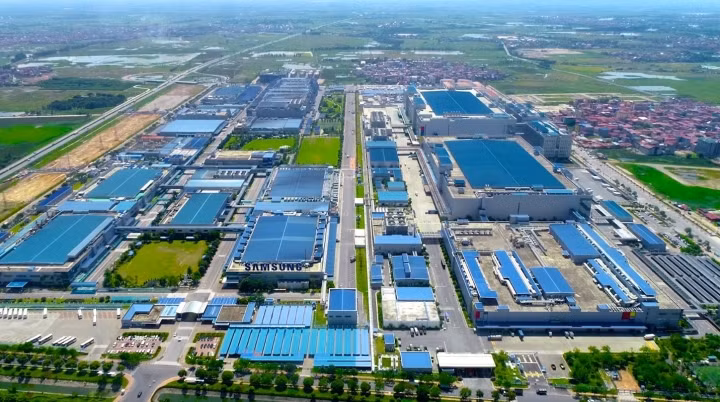 La zone industrielle de Yên Phong, dans la province de Bac Ninh. Photo : vtc.