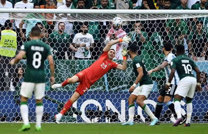 Argentine - Arabie saoudite à la Coupe du monde 2022. Photo : Reuters.