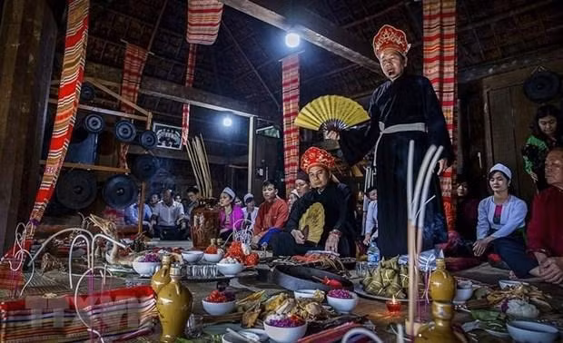 Mo Muong est un patrimoine culturel unique des Muong. Photo: VNA