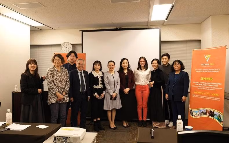 Séminaire sur le thème « Vietnam - Une destination attrayante pour les cinéastes du monde entier ». Photo : NDEL.