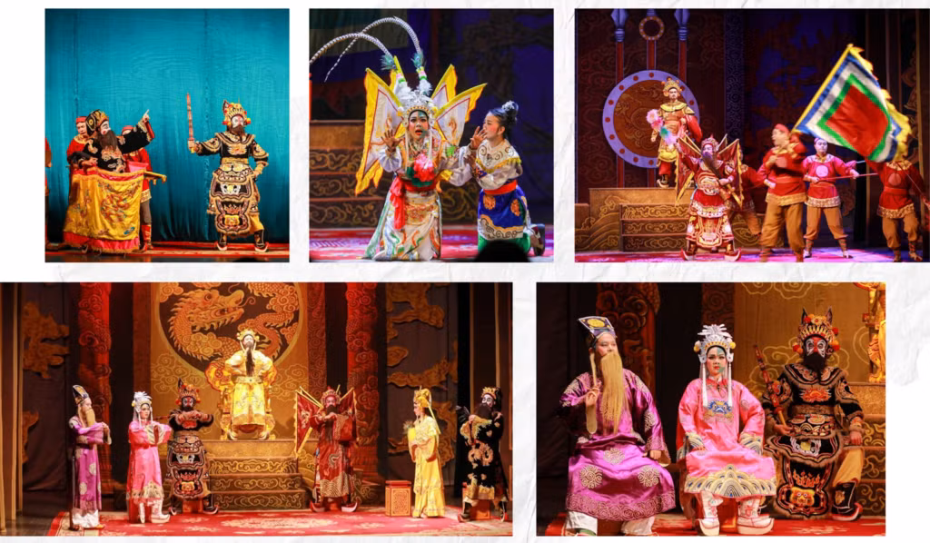 Le "hát bội" repose sur un style dramatique où le chant se mêle au mouvement. Photos : VNA/CVN