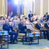 Le Premier ministre vietnamien Le Minh Hung (3e, au premier rang,à partir de la gauche) et son homologue polonais Donald Tusk (2e) lors de la table ronde des affaires Vietnam-Pologne, à Hanoi, le 26 octobre. Photo : VNA.