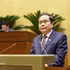 Le président de l’Assemblée nationale Trân Thanh Mân s’exprime en clôture de la première session extraordinaire de l’Assemblée nationale du Vietnam de la 16e législature. Photo : VNA.