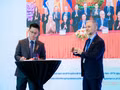 L'ambassadeur de Norvège au Vietnam, Stein Iversen, et David Tuan Anh Nguyen, directeur général de NordCham Vietnam, lors du Forum. Photo : congthuong.vn