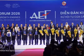 Hô Chi Minh-Ville a annoncé le 28 octobre 12 projets d’investissement d’un montant total de plus de 13,58 milliards de dollars, dans le cadre du Forum économique d’automne 2026. Photo : VNA.