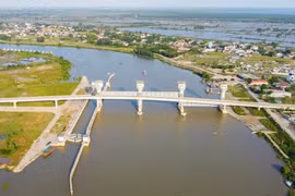 Le projet de modernisation du système hydraulique du fleuve Len. Photo : tienphong.vn