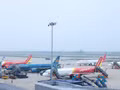 Dans un aéroport vietnamien. Photo : VNA. 