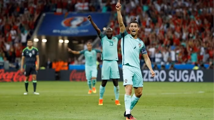 La joie des joueurs portugais. Photo: Reuters.