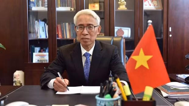 L’ambassadeur du Vietnam en Chine, Pham Sao Mai. Photo : VNA.