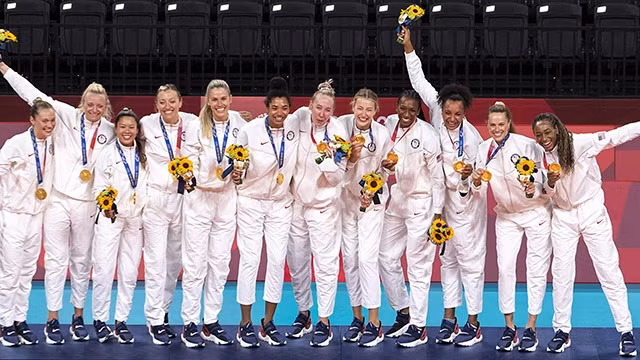 L'équipe féminine américaine de volley-ball. Photo : Reuters.