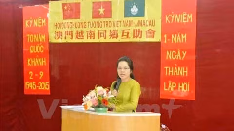 La consule générale adjointe du Vietnam à Hong Kong (Chine) et Macau (Chine), Vu Chi Mai, à la célébration. Photo: VNA.