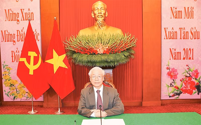 Le Secrétaire général du PCV et Président de la République, Nguyên Phu Trong. Photo : VNA.