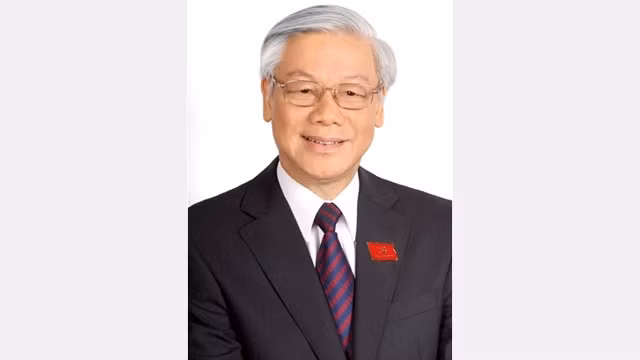 M. Nguyên Phu Trong, Secrétaire général du CC du PCV du XIIe mandat. Photo: NDEL.