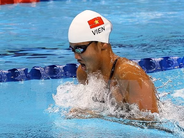  La nageuse Anh Viên est l'un des 23 sportifs qui participeront aux Jeux Olympiques de Rio 2016. Photo: VNA.