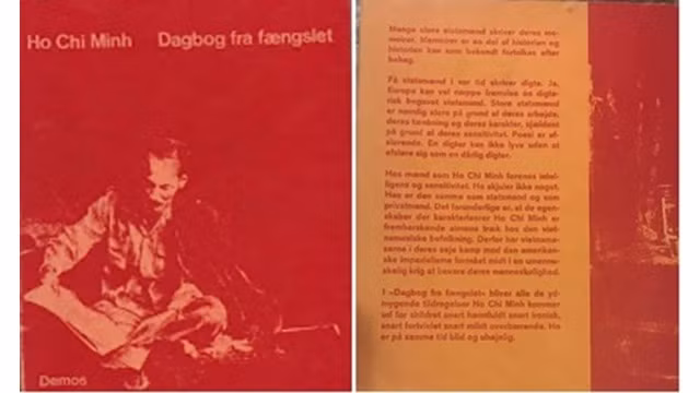 La première et la quatrième couvertures du livre +Dagbog fra fængslet+, du traducteur Vagn Søndergård. Photo : TL/CVN.