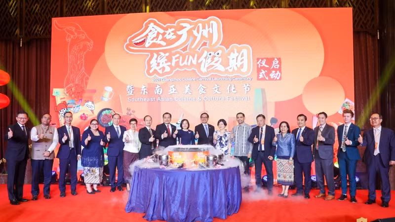 Ouverture du Festival de la Culture culinaire de l’ASEAN. Photo : Baoquocte.
