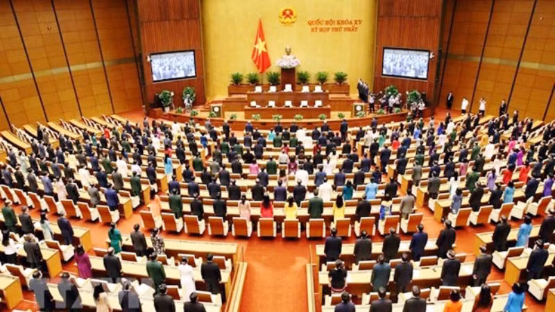 La 2e session de l’Assemblée nationale de la XVe législature. Photo : VNA.