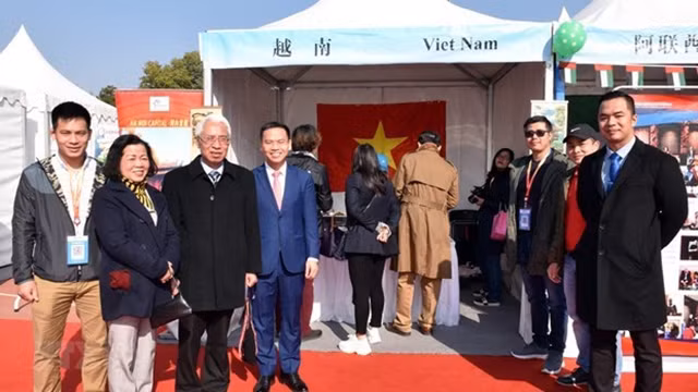 Le stand vietnamien à l’événement. Photo : VNA.