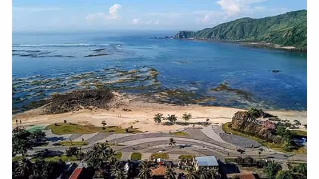 Une vue de la zone touristique de Mandalika. Photo : VNA/CVN.