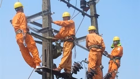 L’EVN s’emploie à garantir le bon fonctionnement du réseau. Photo : VNA.