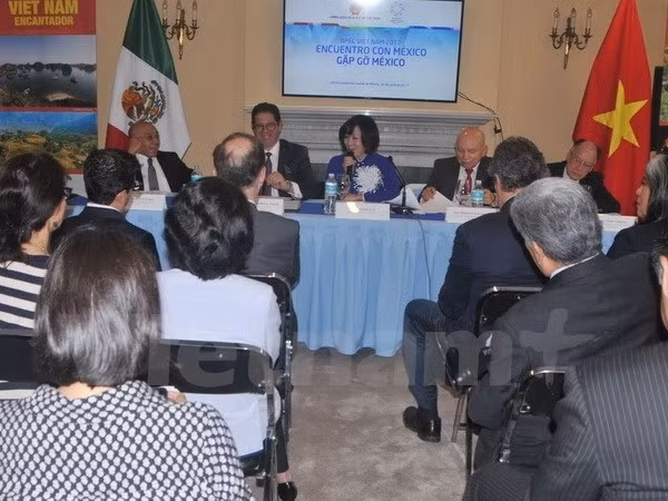 Séminaire «L'APEC Vietnam 2017 - Rencontre avec le Mexique», organisée récemment par l'Ambassade vietnamienne à Mexico. Photo: VNA.