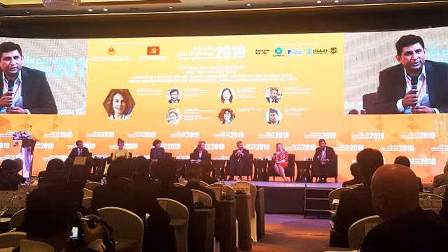Ganesan Ampalavanar, directeur général de la Sarl Nestlé Vietnam partage son point de vue sur les objectifs de croissance à long terme. Photo : thethaovanhoa.vn