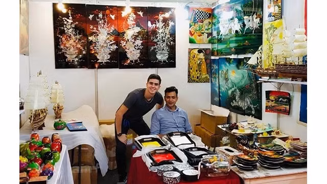 Le stand vietnamien à la foire commerciale internationale indienne (IIMTF) 2019. Photo: VNA