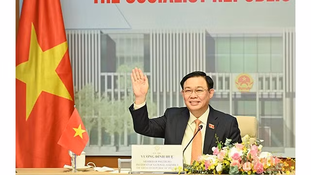  Le Président de l’AN Vuong Dinh Huê. Photo: NDEL.