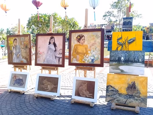 L'œuvre sera présente lors de l’exposition « Petit espace de Hôi An ». Photo : http://cand.com.vn