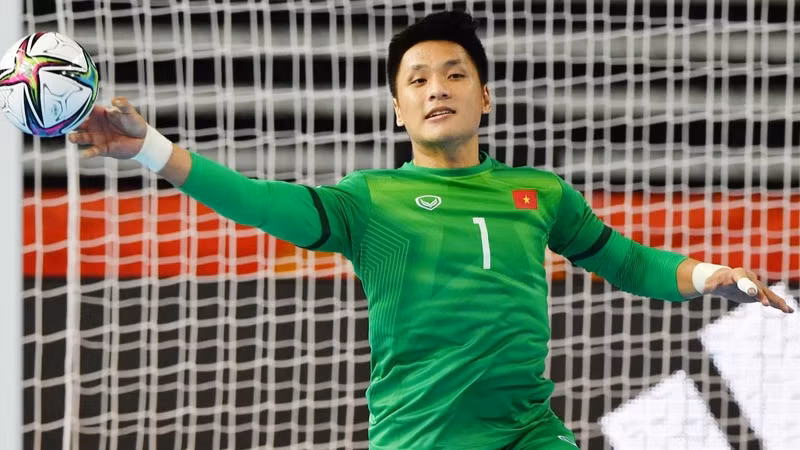 Le gardien de futsal Hô Van Y. Photo : baophapluat.vn.