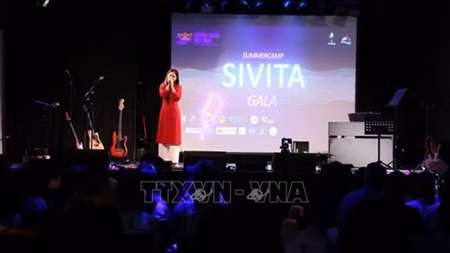 Soirée gala du Camp d’été 2022 des jeunes vietnamiens en Allemagne. Photo : VNA.