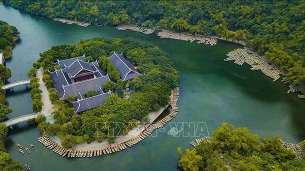 Le complexe paysager de Tràng An dans la province de Ninh Binh. Photo : VNA.