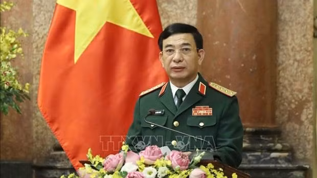 Le ministre vietnamien de la Défense, Phan Van Giang. Photo : VNA.