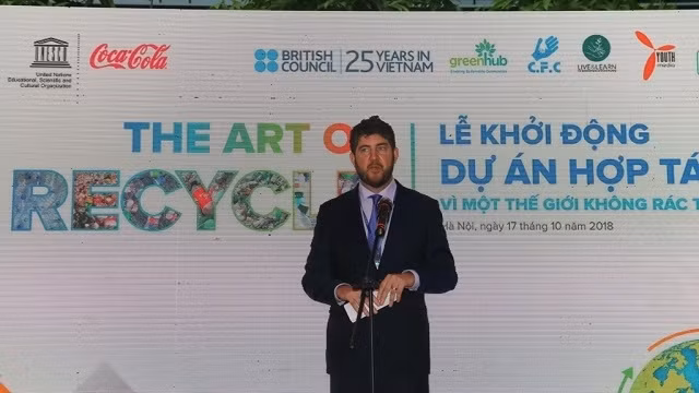 Le représentant en chef du bureau de l'UNESCO à Hanoi, Michael Croft. Photo : petrotimes.vn.