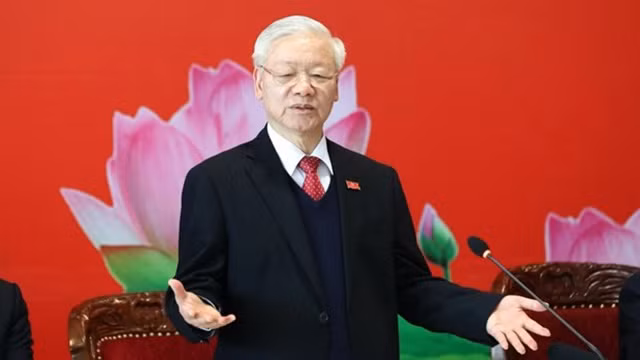 Le Secrétaire général du Parti communiste du Vietnam, Nguyên Phu Trong. Photo : VNA.