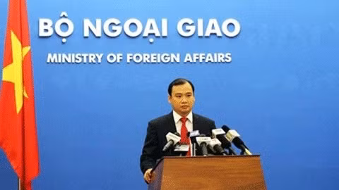 Le porte-parole du Ministère vietnamien des Affaires étrangères, Lê Hai Binh. Photo: chinhphu.vn