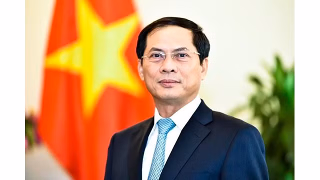 Bùi Thanh Son, membre du Comité central du Parti communiste du Vietnam, ministre vietnamien des Affaires étrangères. Photo : NDEL.