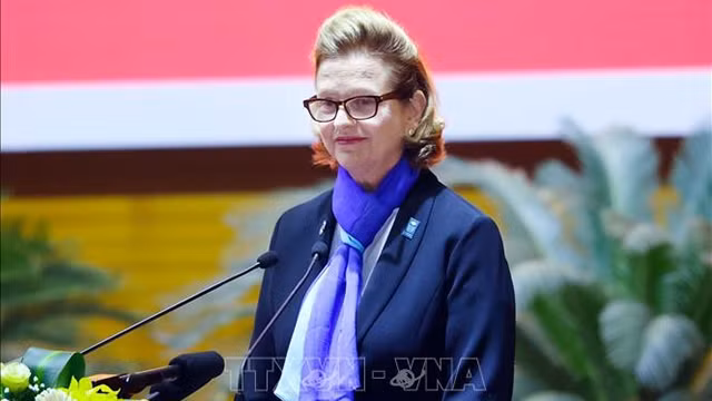Caitlin Wiesen, représentante résidente du PNUD au Vietnam. Photo: VNA
